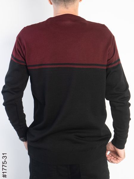 1775-31 Светр чоловічий чорний (4 од: М,L,XL,2XL) 1775-31 фото