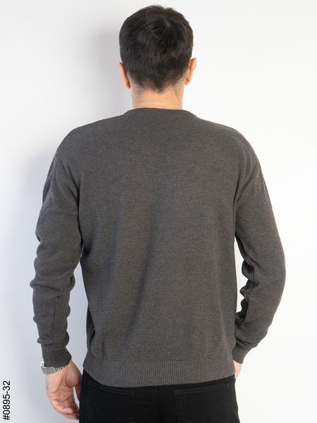0895-32 Светр чоловічий сірий (3 од: L,XL,2XL) 0895-32 фото