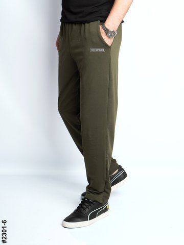 2301-6 Спортивні штани чоловічі хакі прямі двунитка батал (5 од: 50(L),52(XL),54(2XL),56(3XL),58(2XL)) 2301-6 фото